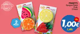 Franzy's FRANZY'S Spugna Piatti Fruit 2 Pezzi offerta