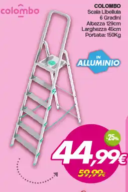 Franzy's COLOMBO Scala Libellula 6 Gradini offerta