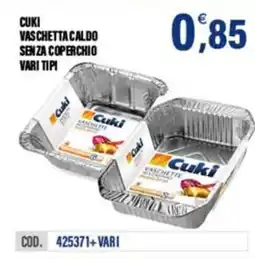 Adhoc Cuki vaschetta caldo senza coperchio offerta