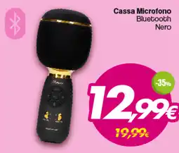 Franzy's Cassa Microfono Bluetooth Nero offerta