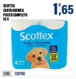 Adhoc Scottex cartaigienica pulito completo offerta