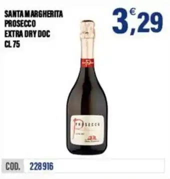 Adhoc Santa margherita prosecco extra dry doc offerta