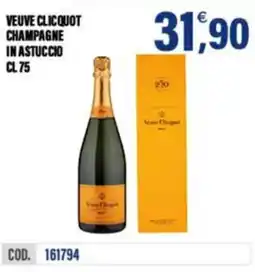 Adhoc Veuve clicquot champagne in astuccio offerta