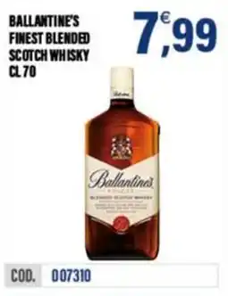 Adhoc Ballantine's finest blended scotch whisky offerta