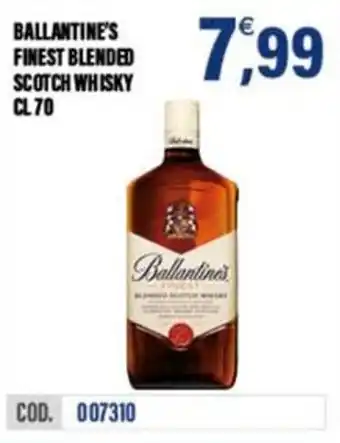 Adhoc Ballantine's finest blended scotch whisky offerta
