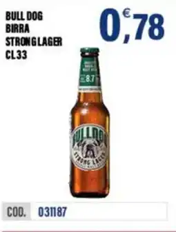 Adhoc Bull dog birra strong lager offerta
