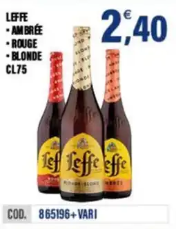 Adhoc Leffe, ambree, rouge, blonde offerta