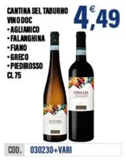 Adhoc Cantina del taburno vino doc offerta