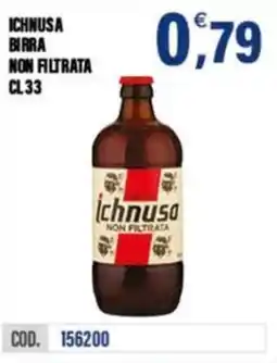 Adhoc Ichnusa birra non filtrata offerta