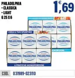 Adhoc Philadelphia -classica -light offerta