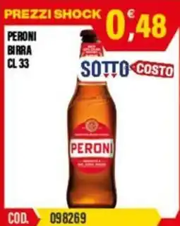Adhoc Peroni birra offerta