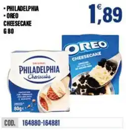 Adhoc Philadelphia -oreo cheesecake offerta