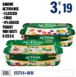 Adhoc Danone activia mix offerta