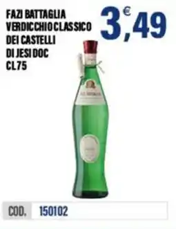 Adhoc Fazi battaglia verdicchio classico dei castelli di jesi doc offerta