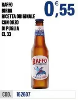 Adhoc Raffo birra ricetta originale con orzo di puglia offerta