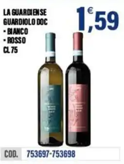Adhoc La guardiense guardiolo doc bianco, rosso offerta