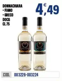 Adhoc Donnachiara, fiano, greco docg cl 75 offerta