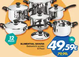 Franzy's BLUMENTHAL BAVARIA Batteria In acciaio offerta
