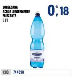 Adhoc Sorgesana acqualeggermente frizzante offerta