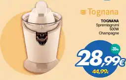 Franzy's TOGNANA Spremiagrumi 500W Champagne offerta