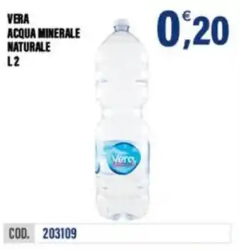 Adhoc Vera acqua minerale naturale offerta