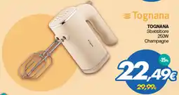 Franzy's TOGNANA Sbattitore 250W Champagne offerta