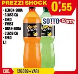 Adhoc Lemon soda, classica, zero, twist, oran soda, offerta