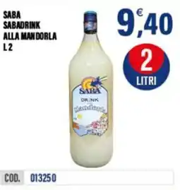 Adhoc Saba sabadrink alla mandorla offerta