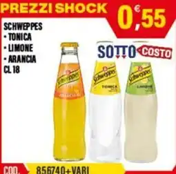 Adhoc Schweppes, tonica, limone, arancia offerta