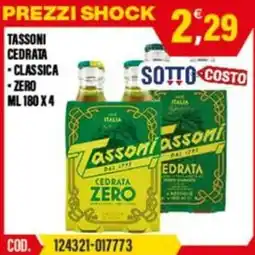 Adhoc Tassoni cedrata, classica, zero offerta
