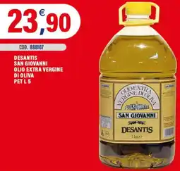 Adhoc Desantis san giovanni olio extra vergine di oliva pet offerta
