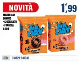 Adhoc Mister day donuts cioccolato, fragola offerta