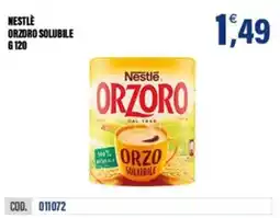 Adhoc Nestle orzoro solubile offerta