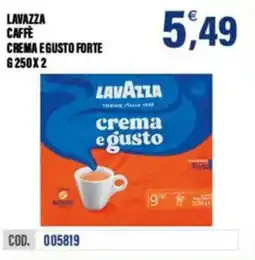 Adhoc Lavazza caffè crema egusto forte offerta