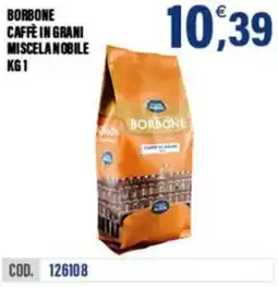 Adhoc Borbone caffè in grani miscela nobile offerta