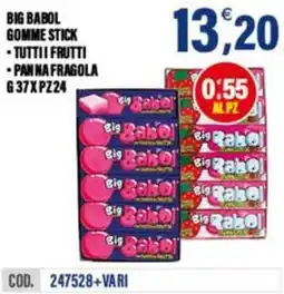 Adhoc Big babol gomme stick offerta