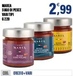 Adhoc Marea sugo di pesce offerta