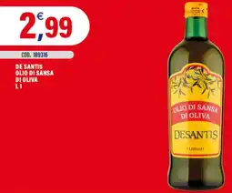 Adhoc De santis olio di sansa di oliva offerta