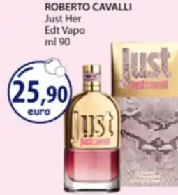 Acqua & Sapone ROBERTO CAVALLI Just Her Edt Vapo offerta