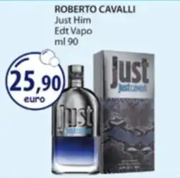 Acqua & Sapone ROBERTO CAVALLI Just Him Edt Vapo offerta