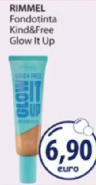 Acqua & Sapone RIMMEL Fondotinta Kind&Free Glow It Up offerta
