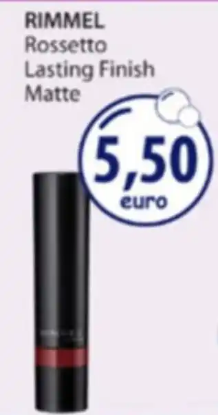 Acqua & Sapone RIMMEL Rossetto Lasting Finish Matte offerta