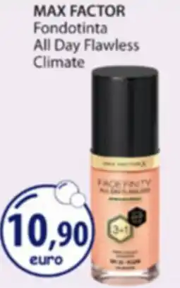 Acqua & Sapone MAX FACTOR Fondotinta All Day Flawless Climate offerta