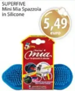 Acqua & Sapone SUPERFIVE Mini Mia Spazzola in Silicone offerta