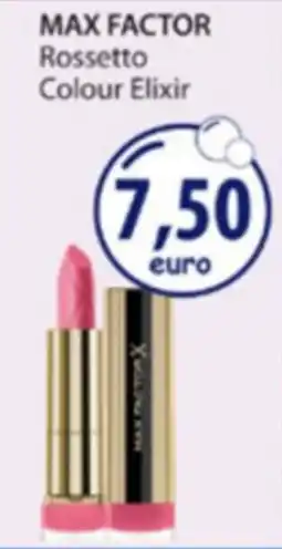 Acqua & Sapone MAX FACTOR Rossetto Colour Elixir offerta