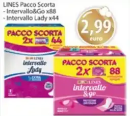 Acqua & Sapone LINES Pacco Scorta Intervallo&Go x88, Intervallo Lady x44 offerta