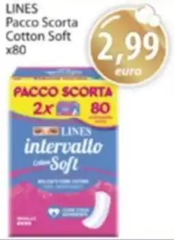 Acqua & Sapone LINES Pacco Scorta Cotton Soft x80 offerta