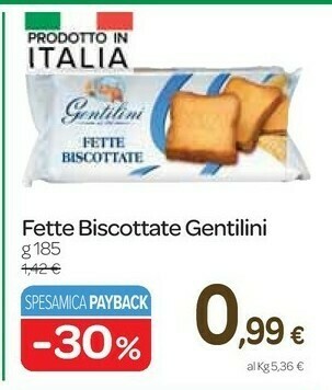 Carrefour Express Fette biscottate 185 g(ml) offerta