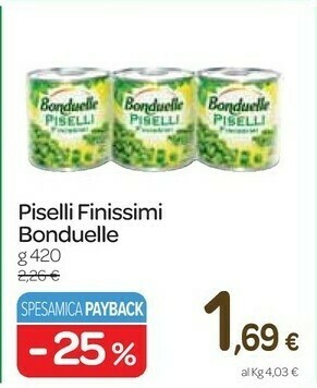 Piselli extra fini
