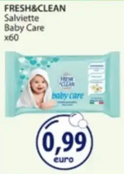 Acqua & Sapone FRESH&CLEAN Salviette Baby Care x60 offerta